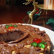 Five Minute Goober and Raisinette Fudge Wreath - Rachael Ray