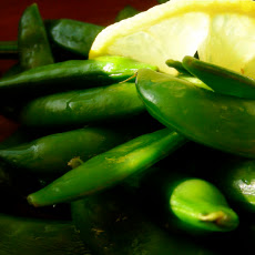 Lemon Scented Sugar Snap Peas