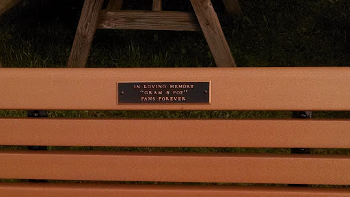 Fans Forever Memorial Bench