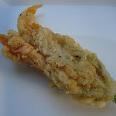 Fried Stuffed Zucchini Blossoms