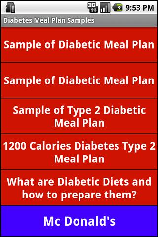 【免費健康App】Diabetic Diet Samples-APP點子