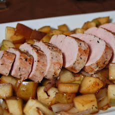 Pork Tenderloin w/ Sauteed Pears