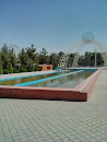 Square Fountain in Park