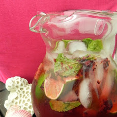 Black and blue mojito