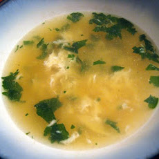 Straciatella Soup  (Italian Egg Drop Soup)