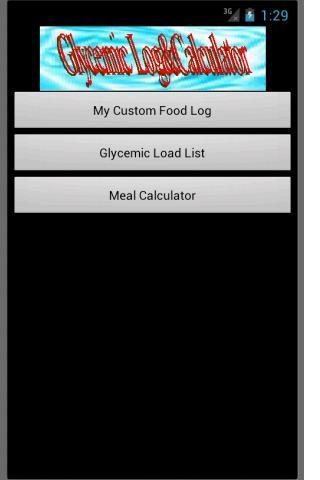 Glycemic Log Calculator