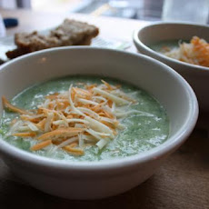 Broccoli Soup With Sharp Cheddar