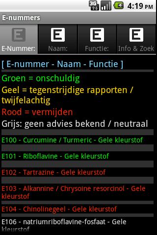 E-nummers