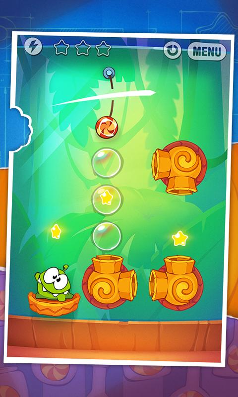 Android application Cut the Rope: Experiments screenshort