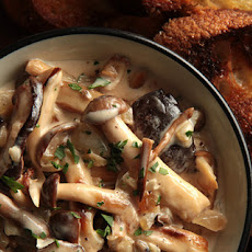 Wild Mushrooms à la Crème Recipe