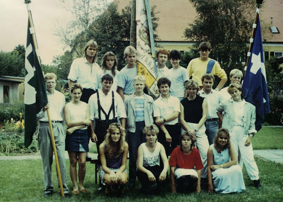 Gruppenfoto zur Bannerweihe 15. August 1988
