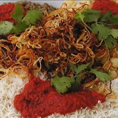 Middle Eastern Lentils and Pasta