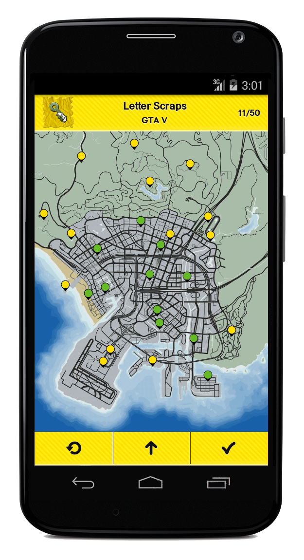 Android application 100% Maps - GTA V screenshort
