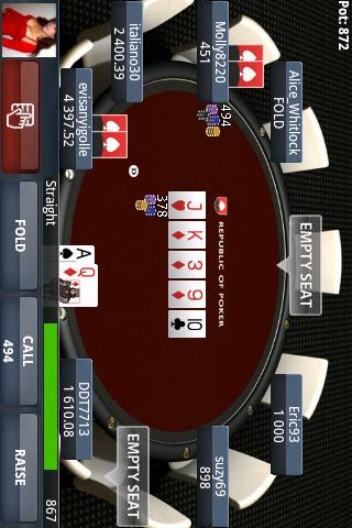 republic-of-poker for android screenshot