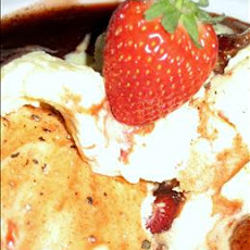 Fresh Strawberries and Balsamic Vinegar Ice Cream Parfaits