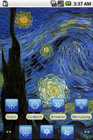 【免費個人化App】Starry Night [SQTheme] for ADW-APP點子