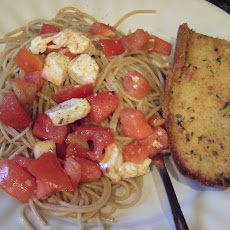 Whole Grain Thin Spaghetti With Pesto