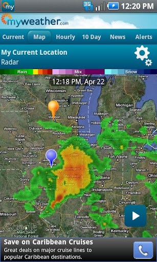 myweather-mobile for android screenshot