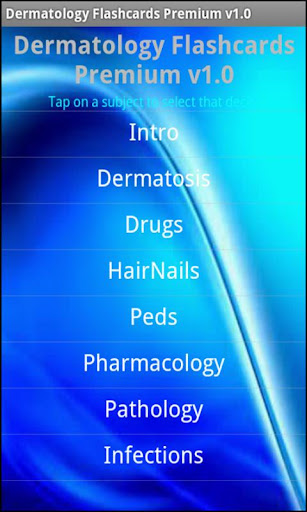 Dermatology Flashcards Premium