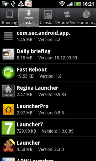 se-task-manager for android screenshot