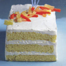 Citizen Cake Rum Butter Cake with Key Lime Cream and Tropical Fruits Recipe
