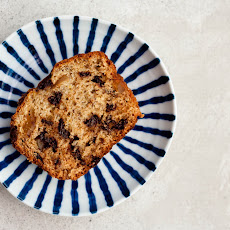 Banana Bread with Chocolate and Crystallized Ginger