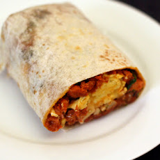 Dinner Tonight: Breakfast Burrito with Chorizo, Potato, and Egg