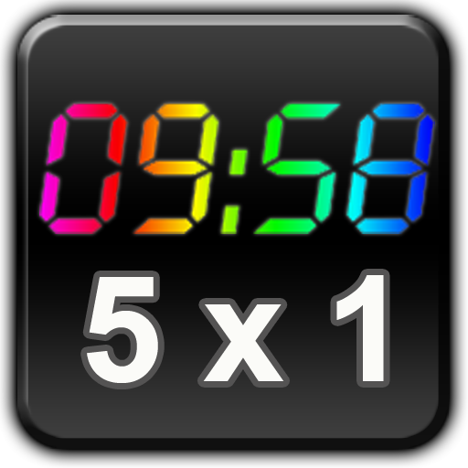 Rainbow Clock Widget (HD51) LOGO-APP點子