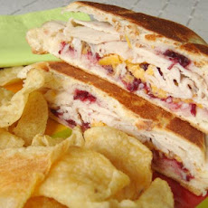 Grilled Turkey, Cheddar & Cranberry on Sourdough