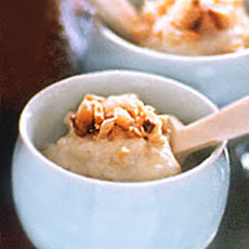 Rice Pudding with Macadamia Nut Topping