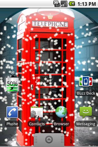 UK Snow Globe Live Wallpaper