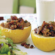 Maple Sausage-Stuffed Apples