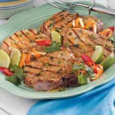 Lime-Glazed Pork Chops