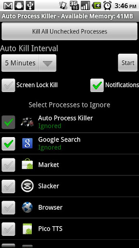 Auto Process Killer - OS 1.5+