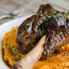 Braised Lamb Shanks & Root Vegetable Puree