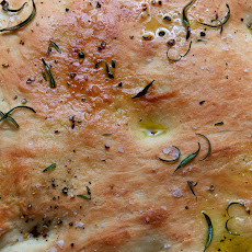 Homemade Focaccia with Rosemary & Sea Salt