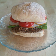 Tempeh-Black Bean-Walnut Patties