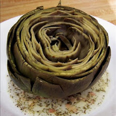 Artichokes Chilled With Champagne Vinaigrette