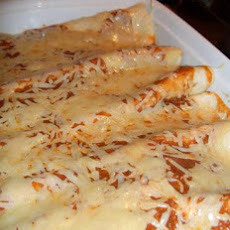 Not Your Mother's Shredded Beef Enchiladas