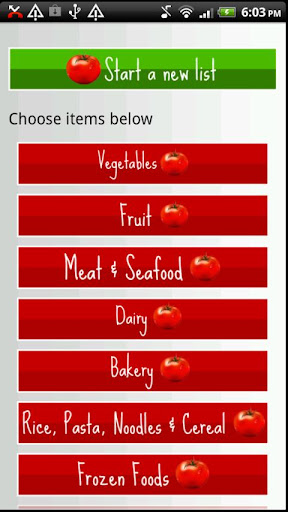 Shopping List - Voted 1