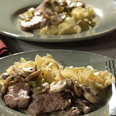 Pork Scaloppine with Mushrooms
