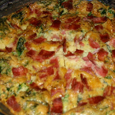 Spinach, Bacon and Mushroom Quiche