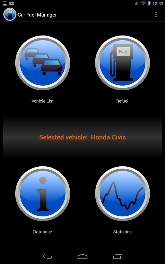 Your Car Fuel Manager — приложение на Android