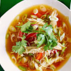 Spicy Asian Chicken Noodle Soup