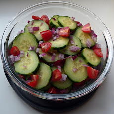 Bev's Marinated Cucumber Salad