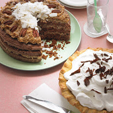 Chocolate Cake with Coconut-Pecan Frosting