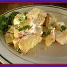 Deviled Egg Potato Salad With Bacon