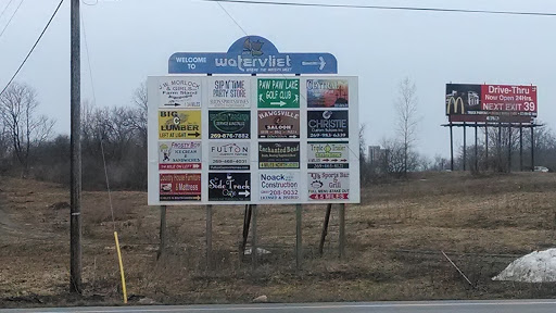 Welcome to Watervliet sign