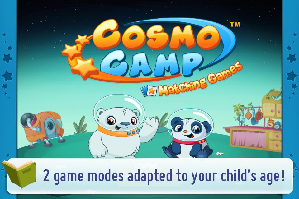 Android application CosmoCamp: Matching Games screenshort