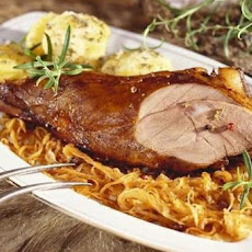 Roasted Leg of Wild Boar